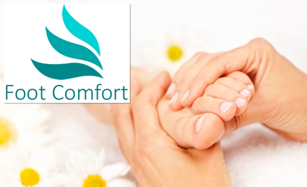 Foot Comfort Jodhpur Park - 35% off on foot spa. For a truly relaxing experience!