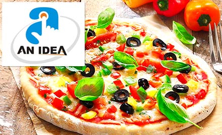 An Idea Circus Avenue - 25% off on total bill. Enjoy burger, pizza, pasta, coffee, dessert, mocktail and more!