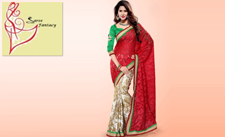 Saree Fantacy Begumpura - 40% off on sarees. For ravishing and angelic look!