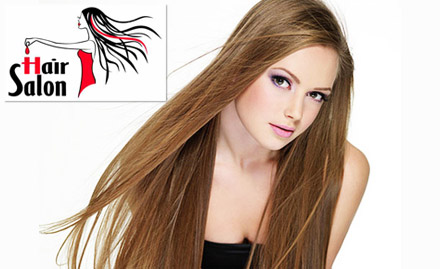 Just Hairs Jankipuram - Rs 2499 for hair rebonding, hair spa, haircut, hair wash & blow dry