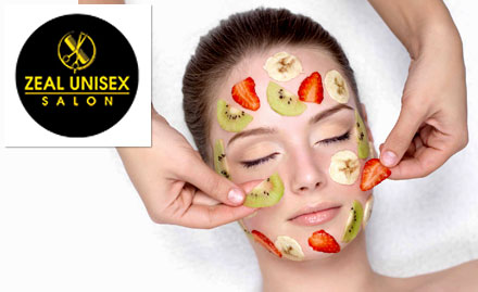 Zeal Unisex Salon Uttam Nagar - Rs 799 for beauty services. Get L'Oreal hair spa, bleach, waxing and more!