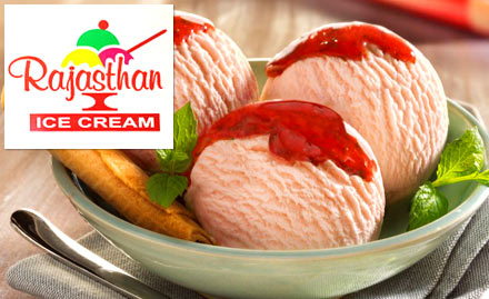 Rajasthan Ice Cream Sola - Enjoy buy 1 get 1 offer on ice cream scoop!