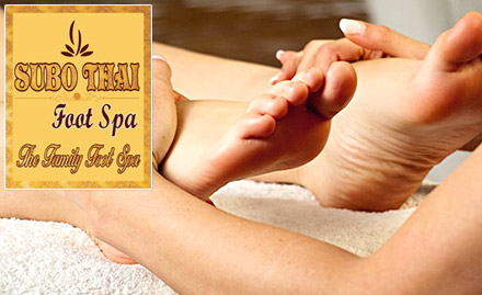 Subo Thai Foot Spa Andheri West - 30% off on all spa services. Enjoy Thai traditional foot massage, fruit scrub and more!
