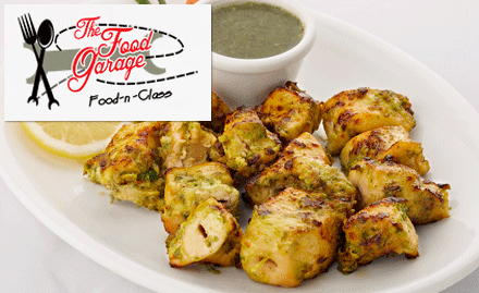 The Food Garage Vaishali Nagar - 20% off on total bill. Enjoy North Indian, Chinese, Continental and Italian delicacies!