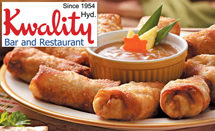 Kwality Bar And Restaurant Colva - 15% off on total bill. Also enjoy complementary Chinese starters!