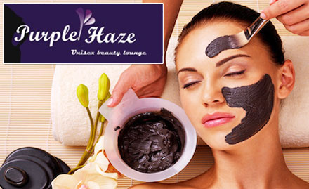 Purple Haze Unisex Beauty Lounge BTM Layout - Rs 500 off on a minimum billing of Rs 1500. Get facial, bleach, manicure and more!