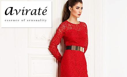 Avirate Goregaon East - Rs 1000 off on apparel, accessories & more. Offer valid on a minimum billing of Rs 5000!