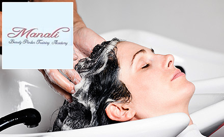 Manali Beauty Parlour Airoli - 40% off on beauty, spa and bridal services. Get facial, manicure, bleach, pedicure and more!