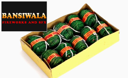 Bansiwala Fataka Mart Guru Nanak Nagar - 55% off on fire crackers. Diwali special offer!