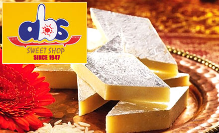 New Arya Bhavan Sweets Chickpet - Upto 20% off on sweets. Get barfi, kaju katli, kaju roll & more