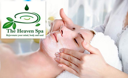 The Heaven Spa Vaishali Nagar - 35% off on a minimum billing of Rs 1000. Get facial, haircut, manicure, body massage and more!
