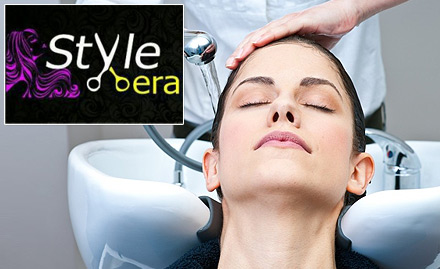 Style Era Mig Colony - 40% off on salon services. Get facial, haircut, shave, hair spa, hair colouring and more!