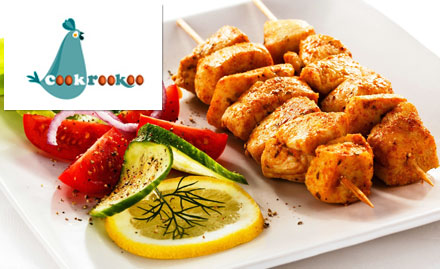 Cookrookoo Pimple Saudagar - 20% off on a minimum billing of Rs 300. Enjoy chicken kebab, chicken biryani, malai kofta, butter milk & more!