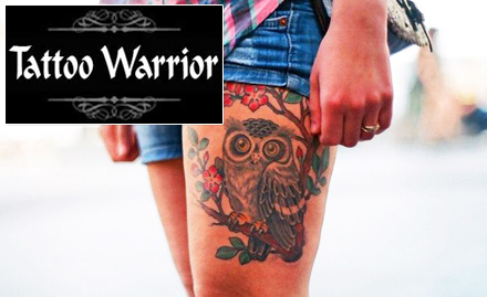 Tattoo Warrior Chandigarh Road - 40% off on permanent tattoo. For safe and sterile tattoo!