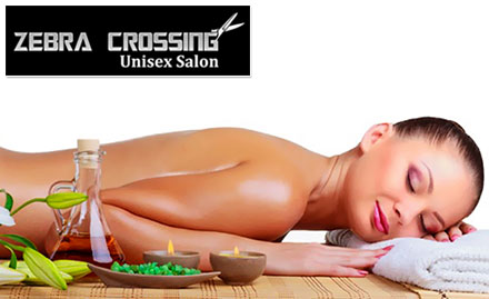 Zebra Crossing Unisex Salon Wakad - 55% off on body massage, hair spa, hair rebonding or smoothening!