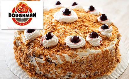 Doughman Kondhwa - 20% off on cakes. Choose from Classic Dutch truffle, red velvet cake, tiramisu, blue berry cake & more!