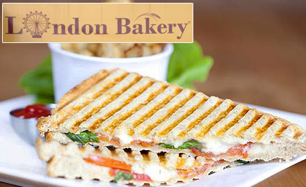 London Bakery Medavakkam - Buy 2 get 1 offer on sandwiches. Also, 20% off on home made chocolates!
