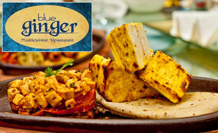 Blue Ginger Hill Cart Road - 25% off on total bill. Enjoy North Indian and Chinese delicacies!
