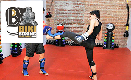 Warrior Muay Thai by Biki Bora Bandra West - 6 Muay Thai kick boxing sessions. Also get 40 % off on further enrollment!