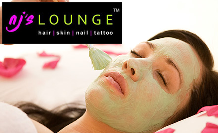 NJ's Lounge Thane West - 40% off on facial, bleach, waxing, threading & more. Get pampered by the experts!