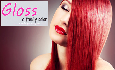 Gloss a Family Saloon Zirakpur - Hair care services starting at Rs 1099. Get hair colour, hair smoothening, haircut, hair wash and hair spa!