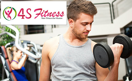 4S Fitness HBR Layout - Rs 19 for 5 gym sessions. Additionally, get 15% off on further enrollment!