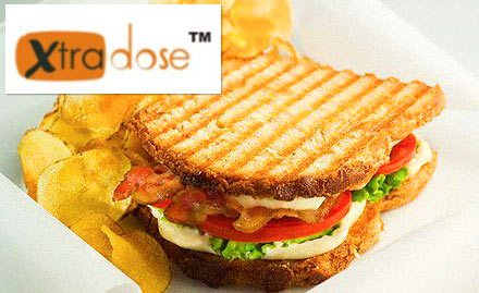 Cafe Xtra Dose Karve Nagar - 25% off on total bill. Enjoy sandwich, omelette, salad and more!