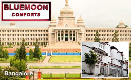 Bluemoon Comforts Koramangala, Bangalore - 30% off on room tariff. Experience a comfortable stay in Koramangala, Bangalore!