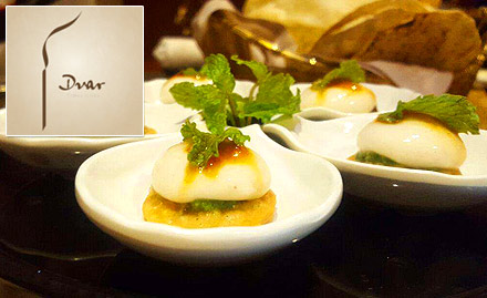 Dvar - Gateway to Indian Cuisine-Radisson Blu Hotel Sector 13, Dwarka - 15% off on food & beverages. Enjoy delicious North Indian & Mughlai cuisines at Radisson Blu, Dwarka!