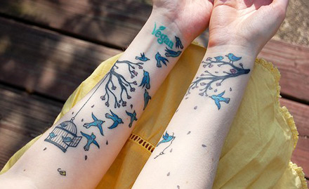 Saleem's Tattoo Shop Bardez - 35% off on permanent tattoos. For safe and sterile tattoo!