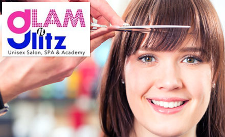 Glam N Glitz Unisex Salon Mithapur Road - Rs 2999 for hair smoothening along with hair wash, haircut and hair spa!