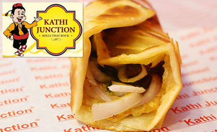 Kathi Junction Calangute - 20% off on food and beverages. Enjoy chicken tikka roll, veggie roll, mutton kheema roll & more!