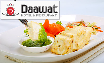 Daawat Hotel and Restaurant Phase 5 - 20% off on food bill. Enjoy North Indian, Chinese, Thai, South Indian and Continental delicacies!