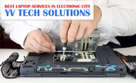 Y V Tech Solutions Electronic City - 35% off on laptop service and annual maintenance cost!