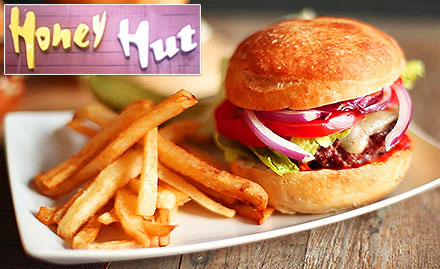 Honey Hut Ramjhula - 20% off on food and beverages. Enjoy burgers, sandwiches, shakes and more!