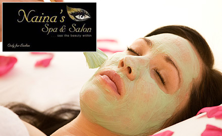 Naina's Spa & Salon Navi Mumbai - Upto 40% off on all salon services. Choose from facial, bleach & more!