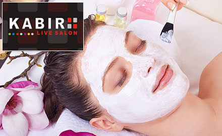 Kabir Live Salon Sector 41 - Rs 499 for facial, fruit bleach, manicure, pedicure and waxing!