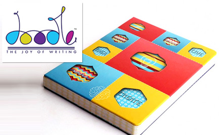 Doodle Collection Home Delivery - 35% off on designer notebooks. Free home delivery across India!