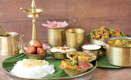 Annabrahma Jayanagar - Get 30% off on veg thali. Enjoy rice, sambhar, rasam, palya, kurma and more!