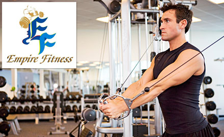 Empire Fitness Dhanakwadi - Get 7 gym, yoga or aerobics sessions at just Rs 19. Also get 20% off on annual membership!