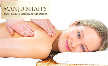 Manju Shah Hair & Beauty Studio Greater Kailash Part 2 - Chocolate wax, body polishing, hair spa, manicure, pedicure and more starting at Rs 399!