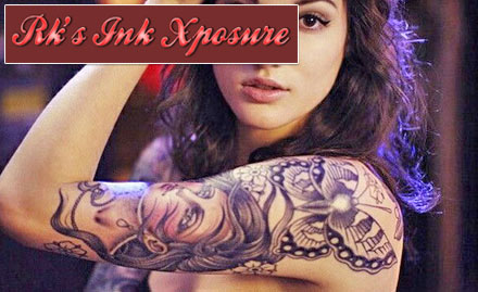 Rks Ink Xposure Tattoo Studio Baga - 40% off! Get black & grey, coloured, portrait or 3D tattoo!