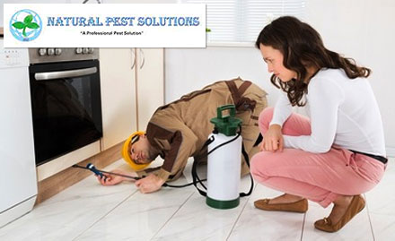 Natural Pest Solutions Doorstep Services - 40% off on general pest control services. Doorstep services valid from Bandra to Mira Road!