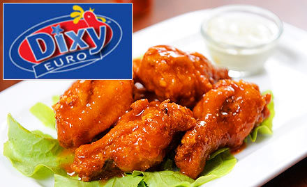 Dixy Chicken Khidirpur - 20% off! Enjoy chicken strips, hot wings, burger, pizza, ice-cream and more!