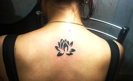 Temporary Tattoo Shop Sukhrali, Gurgaon - Get 1st inch tattoo free & 50% off on every subsequent inch!