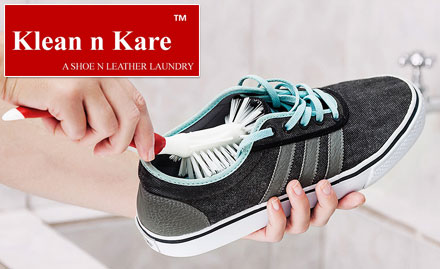 Klean N Kare Doorstep Services - 50% off on shoe dry cleaning services. Free pick up and delivery across Dwarka!