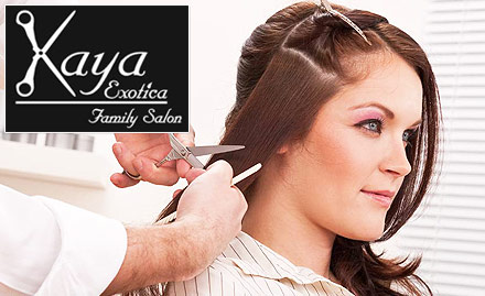 Kaya Exotica Family Salon AB Road - Salon services starting at Rs 299. Get facial, manicure, haircut, hair spa, hair rebonding and more!