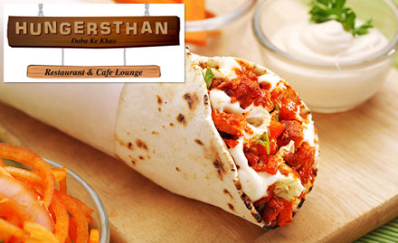 Hungersthan Restaurant & Cafe Mansarovar - 20% off on food bill. Enjoy North Indian, Chinese and Italian cuisines!