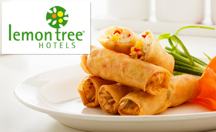 Citrus Cafe - Lemon Tree Hotel Navrangpura - 20% off on food bill. Enjoy North Indian, American, European and Asian cuisines!
