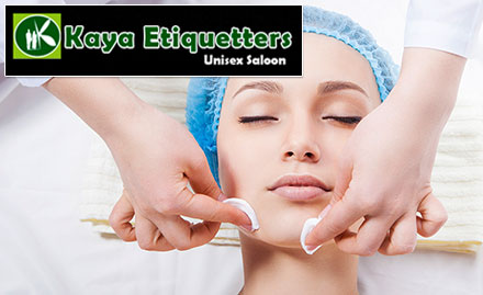 Kaya Etiquetters Malviya Nagar - Rs 499 for haircut, conditioning, hair wash, blow dry, cleanup and more!